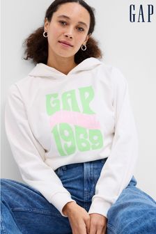 gap white hoodie women's