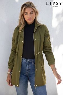 Зеленый хаки - Lipsy непромокаемая куртка (K60542) | €85