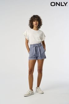 Azul - Pantalones cortos Only con lazo en la cintura (K60654) | 25 €
