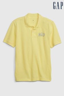 Gap Yellow Short Sleeve Gap Logo Polo Shirt - Kids (K60699) | €5.50