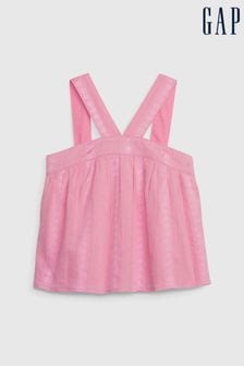 Gap Pink Textured Halter Top - Kids (K60731) | €11.50