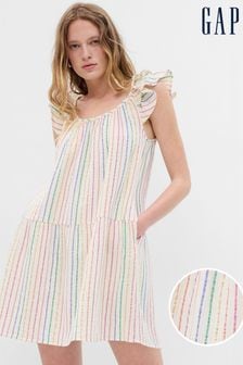 Gap Multi Crinkle Gauze Mini Dress (K61076) | €25