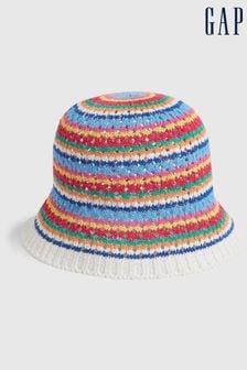 Gap Red Adults Stripe Crochet Bucket Hat (K61097) | €10.50