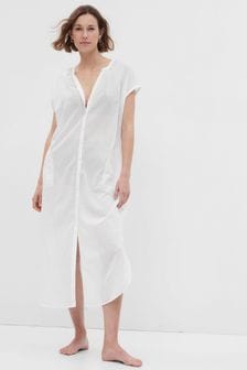 Gap White Voile Dolman Shirt Dress (K61111) | €17