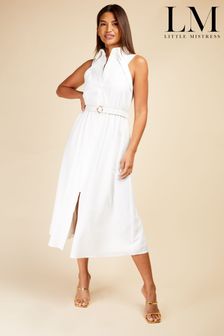 Little Mistress White Texture Midaxi Dress (K61391) | 60 €
