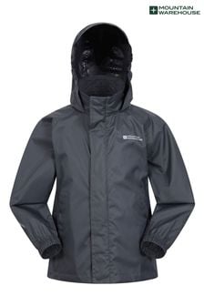 Mountain Warehouse Black Pakka Waterproof Jacket - Kids (K61751) | R550