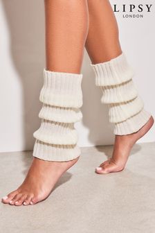 Lipsy White Knitted Chunky Leg Warmers (K61892) | INR 1,575