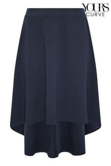Yours Curve Blue London High Low Skirt (K62122) | €46