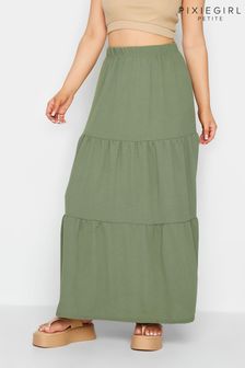 PixieGirl Petite Green Maxi Skirt (K62128) | €17