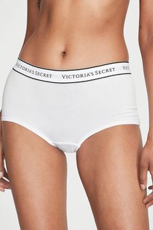 Victoria's Secret White Short Logo Knickers (K62389) | €11
