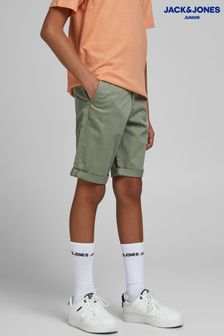 Verde - Pantaloni scurți chino slim pentru juniori Jack & Jones (K63127) | 149 LEI