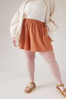 Athleta Orange Alicia Keys Enlighten Up Flutter Shorts (K63502) | €18.50
