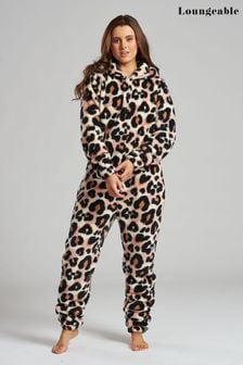 Loungeable Brown Leopard Well Soft All-In-One (K63735) | €21