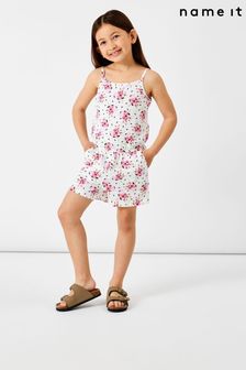 Name It Pink Flamingo Printed Jersey Playsuit (K64026) | €7