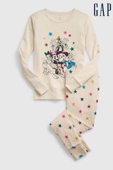 Gap Cream Disney Mickey Mouse Christmas Kids Pyjamas (K64633) | €19.50