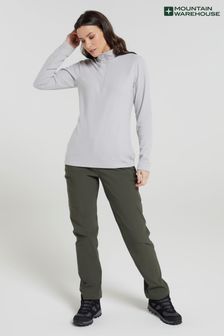 Mountain Warehouse Grey Camber Womens Half-Zip Fleece (K64732) | €15