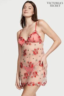 Victoria's Secret Evening Blush Pink Embroidered Slip Dress (K65203) | €48