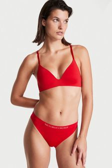 Rdeča gladka šminka - Brezšivne bikini spodnjice Victoria's Secret (K65219) | €10