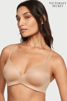 Couleur praline - Soutien-gorge Victoria’s Secret plongeant sans armatures légèrement doublé (K65273) | €46