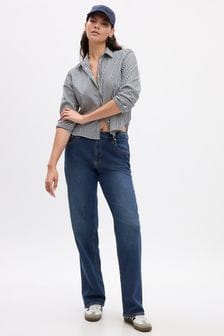 Gap 90s Loose Mid Rise Straight Jeans (K65898) | kr1 010