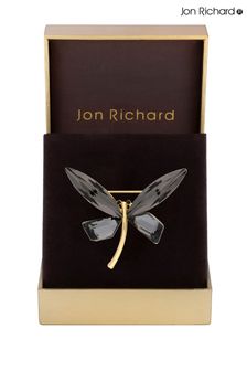 Jon Richard Gold Dragonfly Brooch - Gift Boxed (K66031) | SGD 62