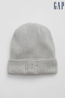 Szary - Czapka Beanie Gap z Logo dla Dorosłych (K66249) | 95 zł