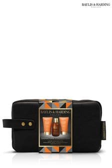 Baylis & Harding Black Pepper and Ginseng Mens Luxury Wash Bag Gift Set (K66283) | €17