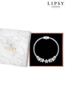 Lipsy Jewellery Silver Magnetic Celestial Charm Bracelet - Gift Boxed (K66690) | AED139
