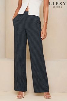 Pantaloni eleganți largi din țesătură Lipsy (K67448) | 266 LEI