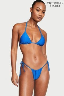 Victoria's Secret Shocking Blue Fishnet Triangle Swim Bikini Top (K67632) | €33