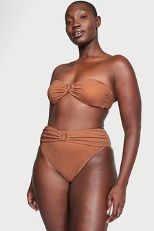Victoria's Secret Toasted Sugar Brown Strapless Shimmer Swim Bikini Top (K67659) | kr710