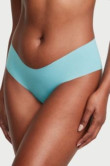 Victoria's Secret Fountain Blue Ribbed No Show Cheeky Knickers (K68504) | €10.50