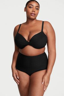 Victoria's Secret Black Fishnet Push Up Swim Bikini Top (K68506) | €51