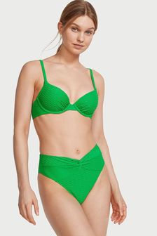 Victoria's Secret Green Fishnet High Leg Swim Bikini Bottom (K68514) | €29