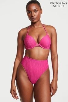 Victoria's Secret Forever Pink Fishnet Add 2 Cups Push Up Swim Bikini Top (K68515) | €40