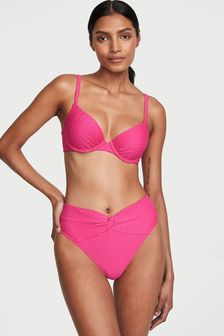 Roza mrežasta mreža Forever - Spodnji del bikinija Victoria's Secret Swim (K68535) | €29