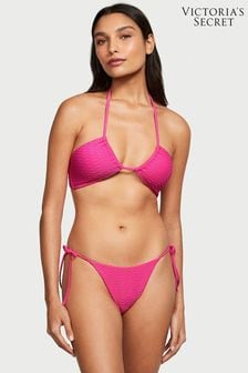 Victoria's Secret Forever Pink Fishnet Cross Over Swim Bikini Top (K68539) | kr530