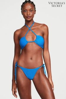 Victoria's Secret Shocking Blue Fishnet Cross Over Swim Bikini Top (K68558) | kr530