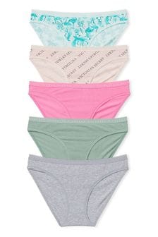 Roza/siva/zelena - Komplet spodnjic Victoria's Secret (K68570) | €31