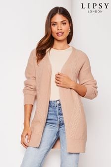 Lipsy Langärmelige Zopfstrickjacke (K68628) | 65 €