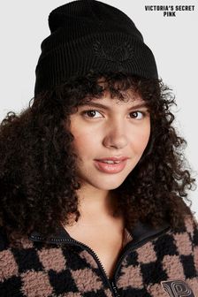 Victoria's Secret PINK Pure Black Rib Beanie (K68649) | €25