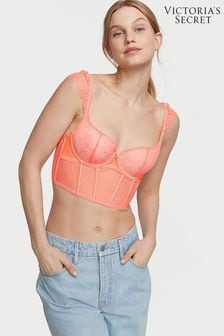 Victoria's Secret Neon Nectar Orange Corset Bra Top (K68711) | kr1 260