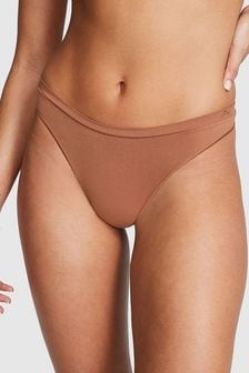 Victoria's Secret PINK Caramel Nude Seamless Thong Knickers (K68974) | €11
