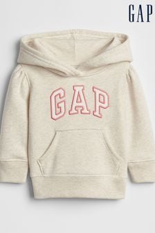 Gap Cream Arch Logo Hoodie (12mths-5yrs) (K69938) | €25