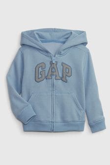 Sudadera con capucha y cremallera con logo de Gap (12meses-5años) (K70436) | 28 €