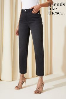 Friends Like These Washed Black Straight Leg Jeans (K70453) | €33