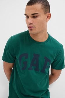 Camiseta de cuello redondo y manga corta con logo de Gap (K70516) | 20 €