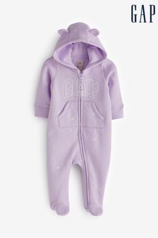 Gap Purple Logo Sleepsuit - Baby (Newborn - 12mths) (K70854) | €29