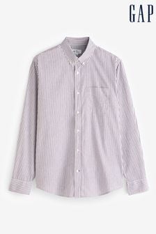 Gap Purple Long Sleeve Pocket Button Up Shirt (K70891) | €42