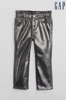 Gap Silver Metallic Paperbag Washwell Jeans (K70948) | €13.50